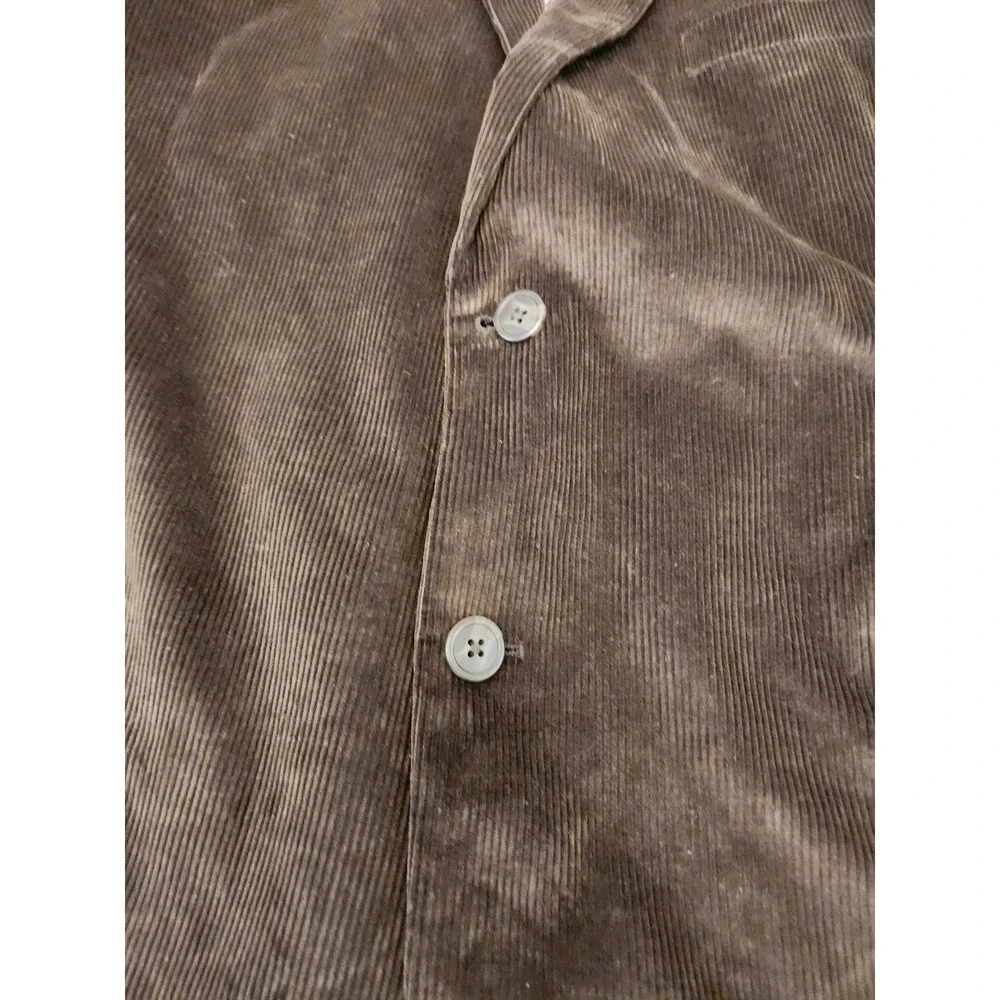 Saddlebred Blazer Mens 48R Brown Heritage Corduroy‎ Two Button Sport Coat Lined
